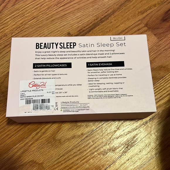 Beauty sleep satin sleep set BLUSH - Picture 4 of 4